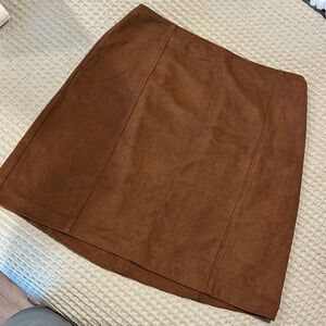Abercrombie vegan suede mini skirt size S